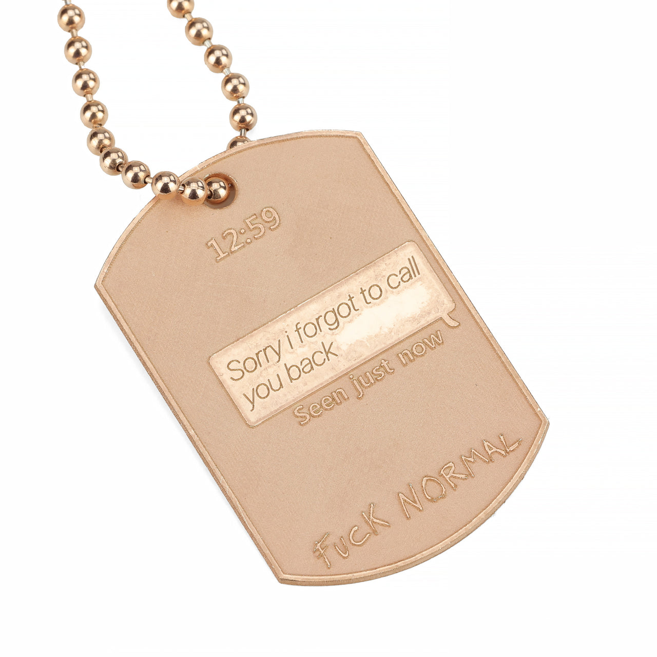 Military Big Rose Gold Call Back