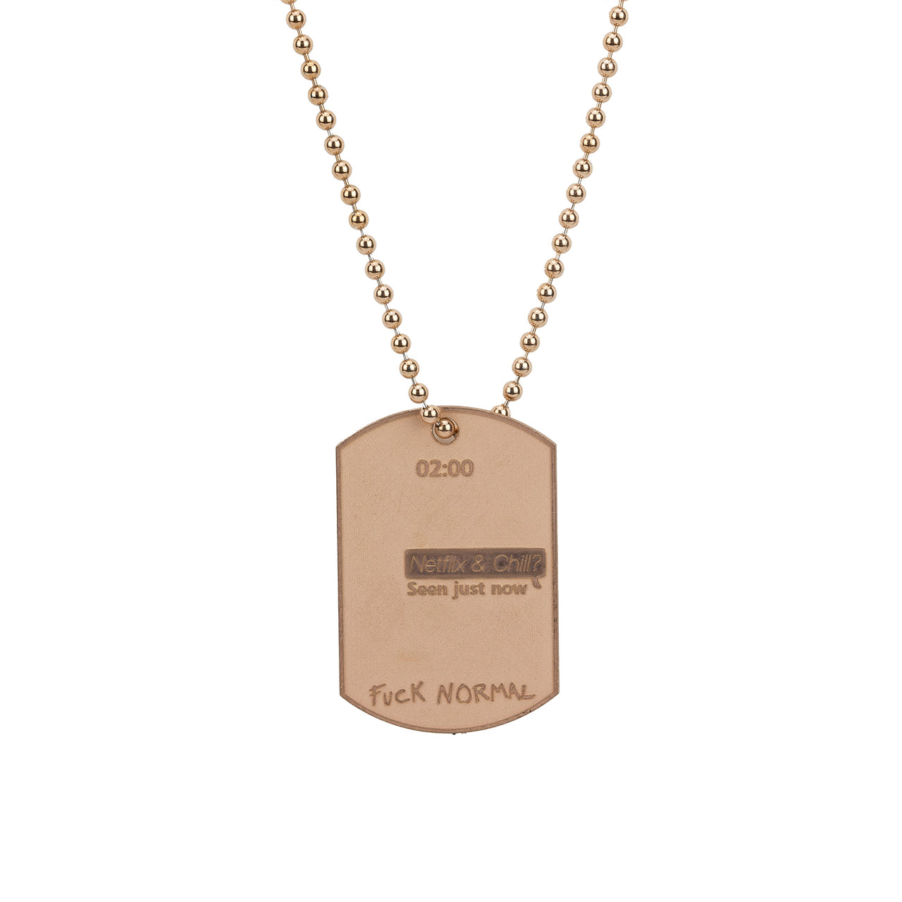 Military Big Rose Gold Netflix&Chill