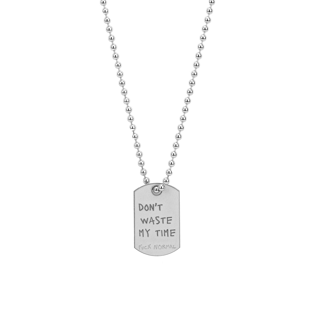 Military Small White Rhodium Waste Time