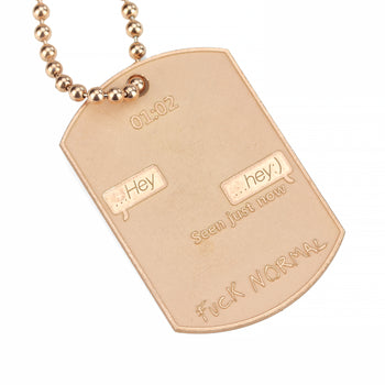 Military Big Rose Gold Rosa Hey