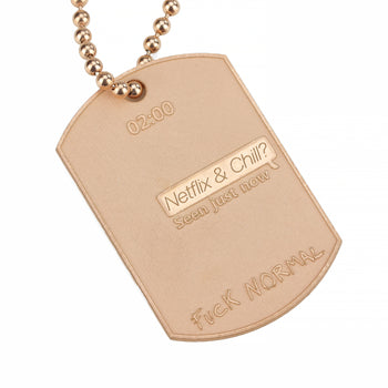 Military Big Rose Gold Netflix&Chill
