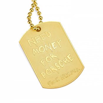 Military Big Yellow Gold Porsche