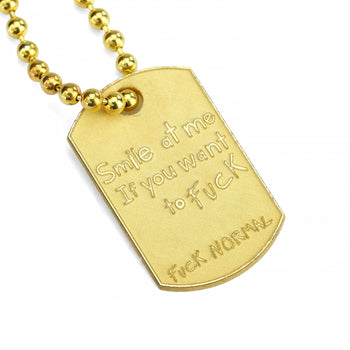 Military Small Yellow Gold Smile To Fuck