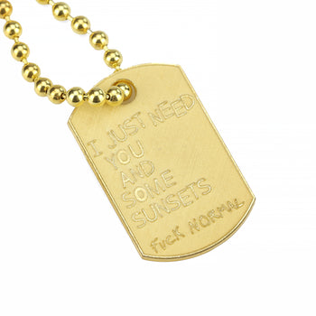Military Small Yellow Gold Sunsets