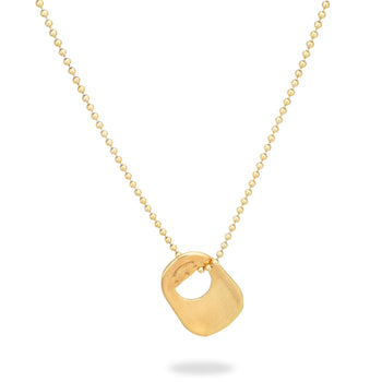 Fuck Normal Can Tab Pendant With Ball Chain Yellow