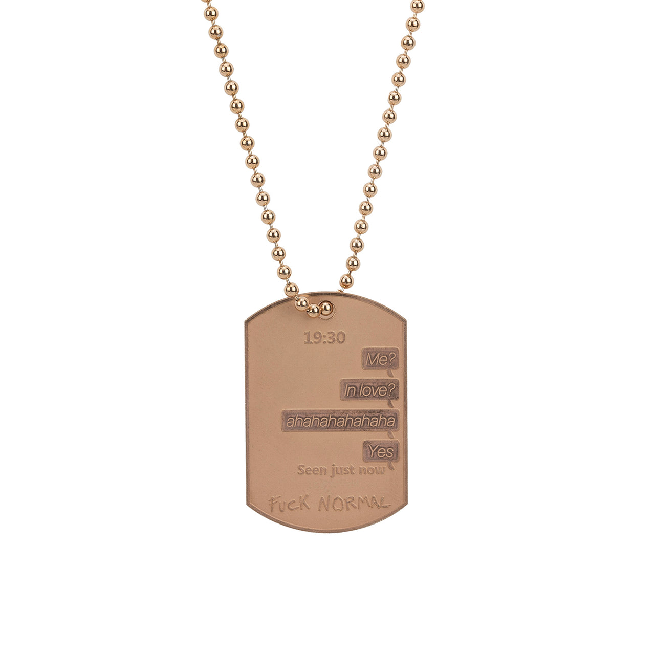 Military Big Rose Gold Love Yes