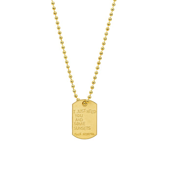 Military Small Yellow Gold Sunsets