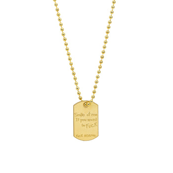 Military Small Yellow Gold Smile To Fuck