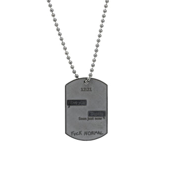 Military Big Black Rhodium Love Thanks