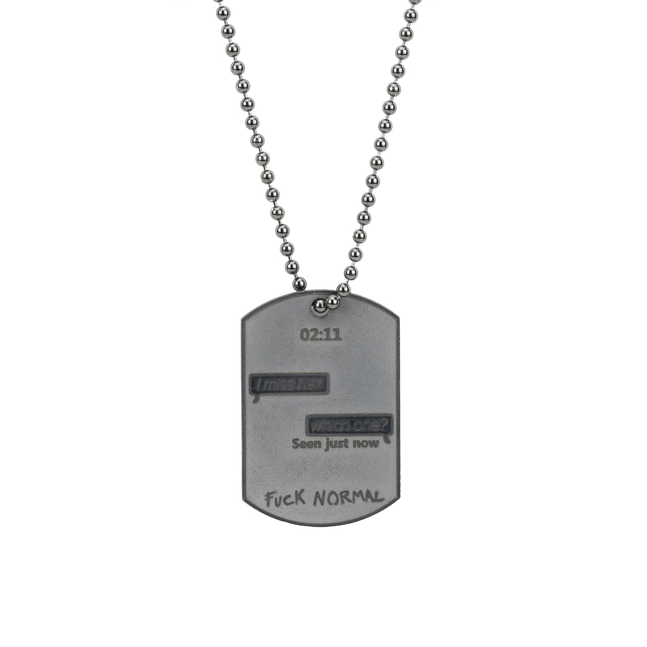 Military Big Black Rhodium Miss Her