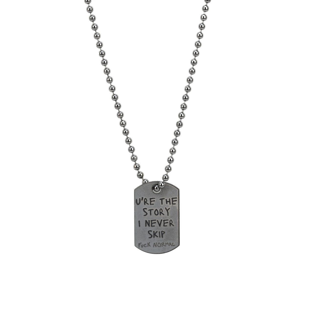 Military Small Black Rhodium Story Skip