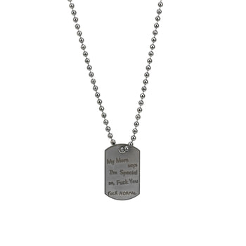 Military Small Black Rhodium My Mom