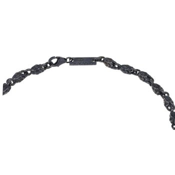 Mini Skull Bracelet In Black (20 Cm)
