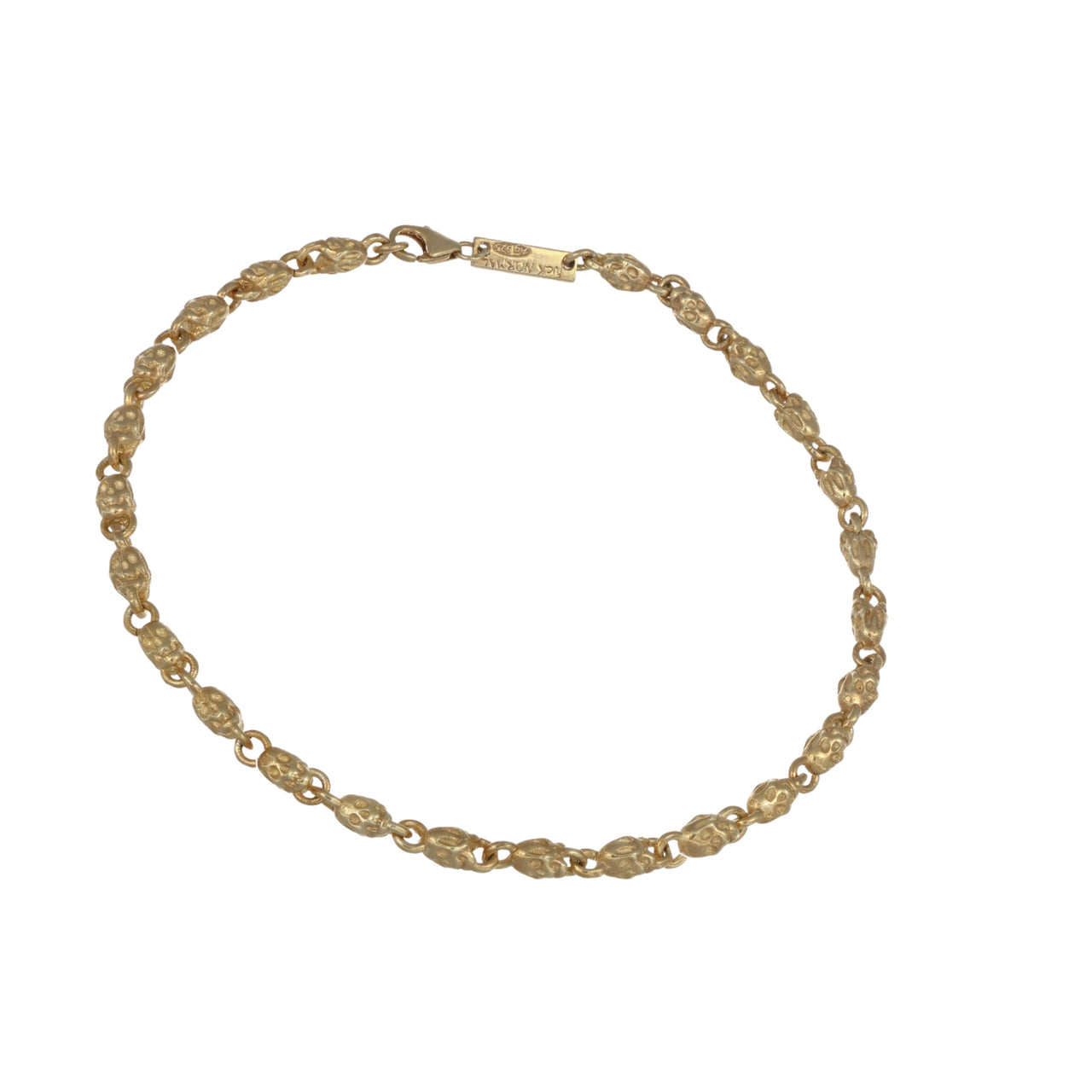 MINI SKULL BRACELET yellow (20 Cm)