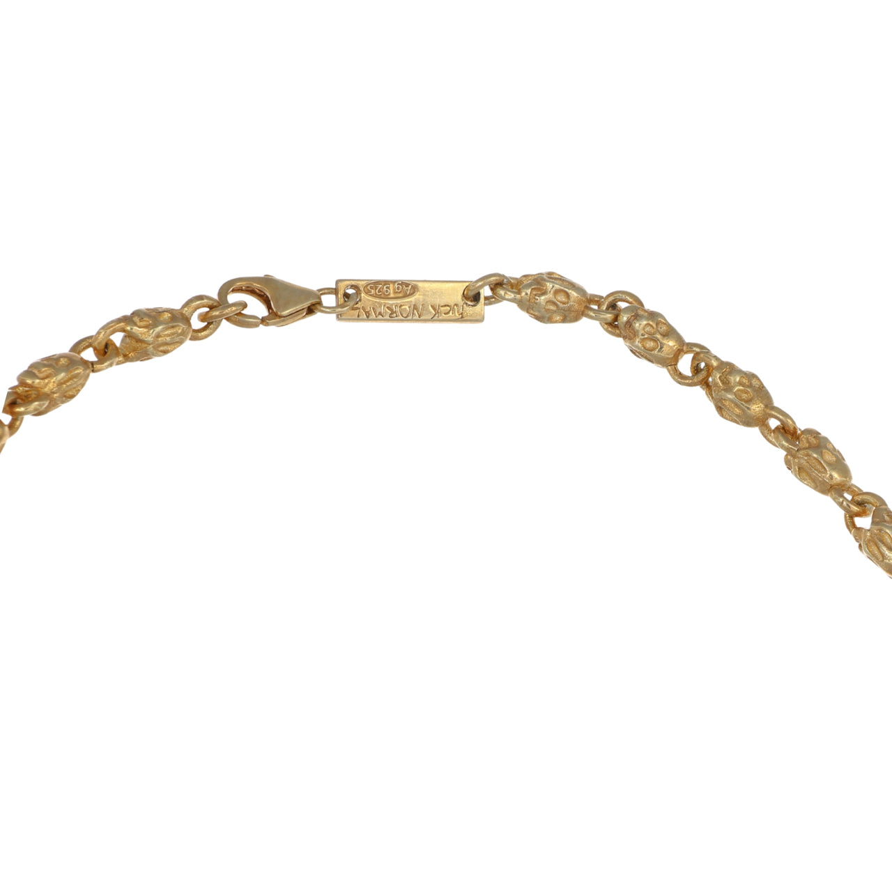 MINI SKULL BRACELET yellow (20 Cm)